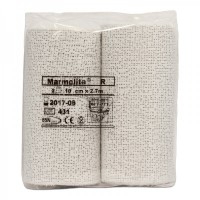 Bandage-pansement Marmolita R 10 cm x 2,7 mts (sac de deux unités) Bandage-pansement Marmolita R 10 cm x 2,7 mts (sac de deux unités)